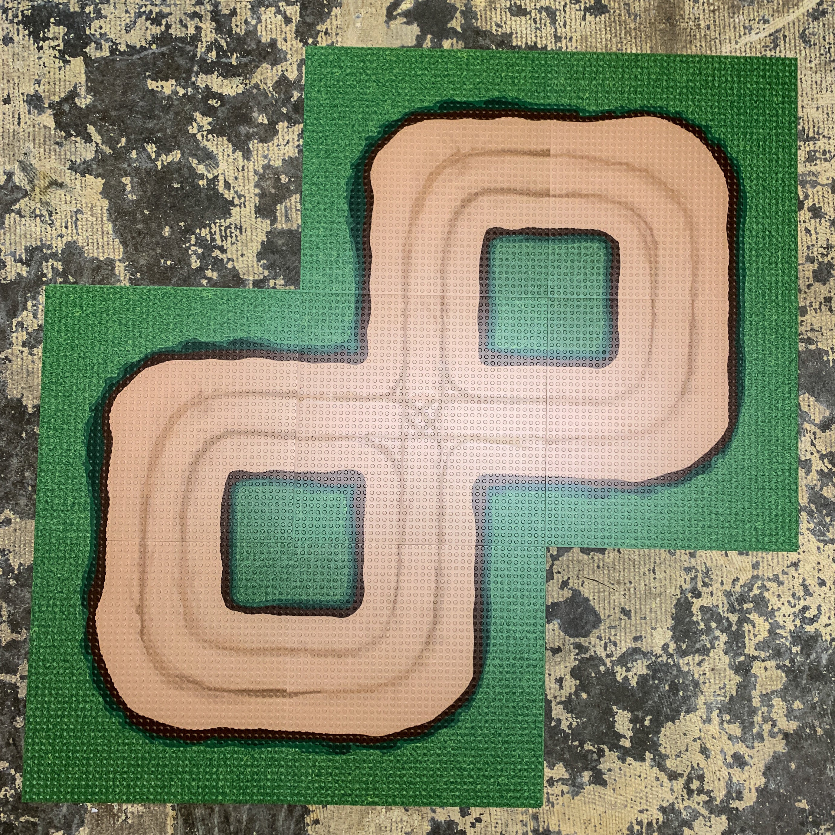 Figure 8 Track - 7-Pack Baseplate Bundle SLAB Lite 12" x 12"