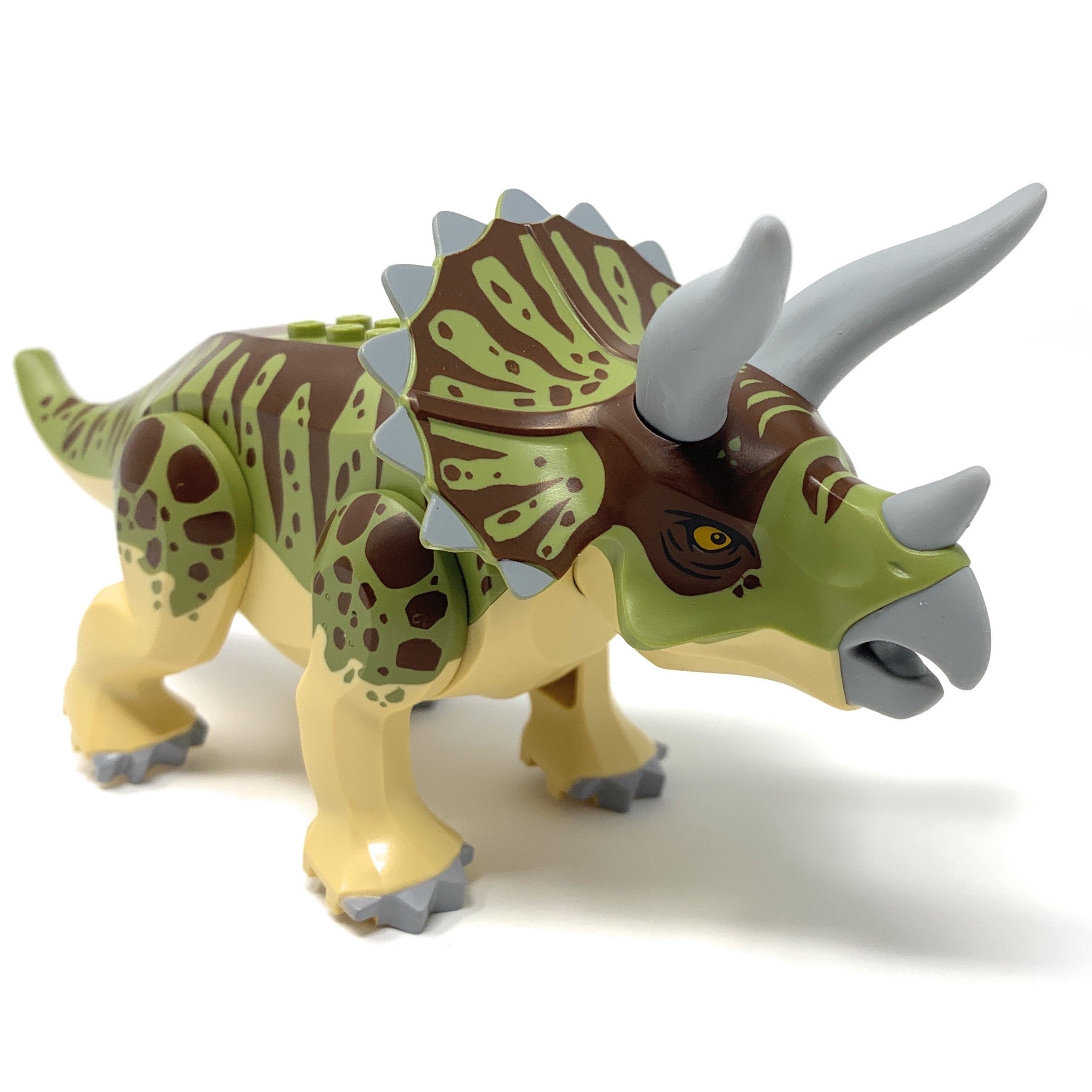 Triceratops (Olive / Brown) - LEGO Minifigure (2019)