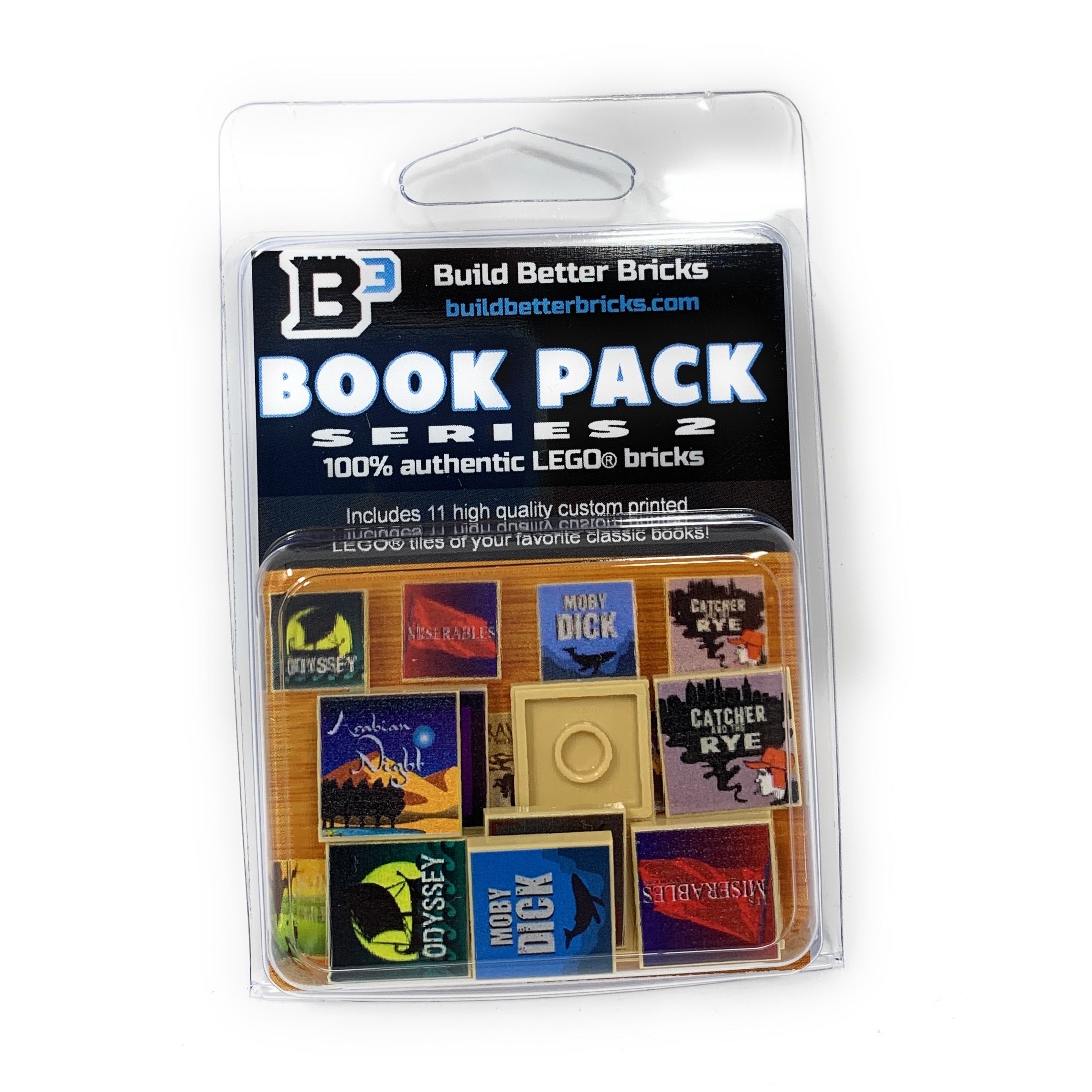 B3 Customs Classic Books Pack (Series 2) made using LEGO parts