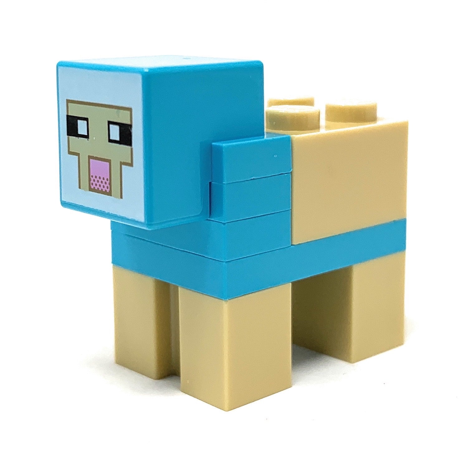 Sheep (Medium Azure) - LEGO Minecraft Minifigure (2017)