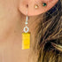 B3 Customs® Gold Bar Earrings made from LEGO Bricks