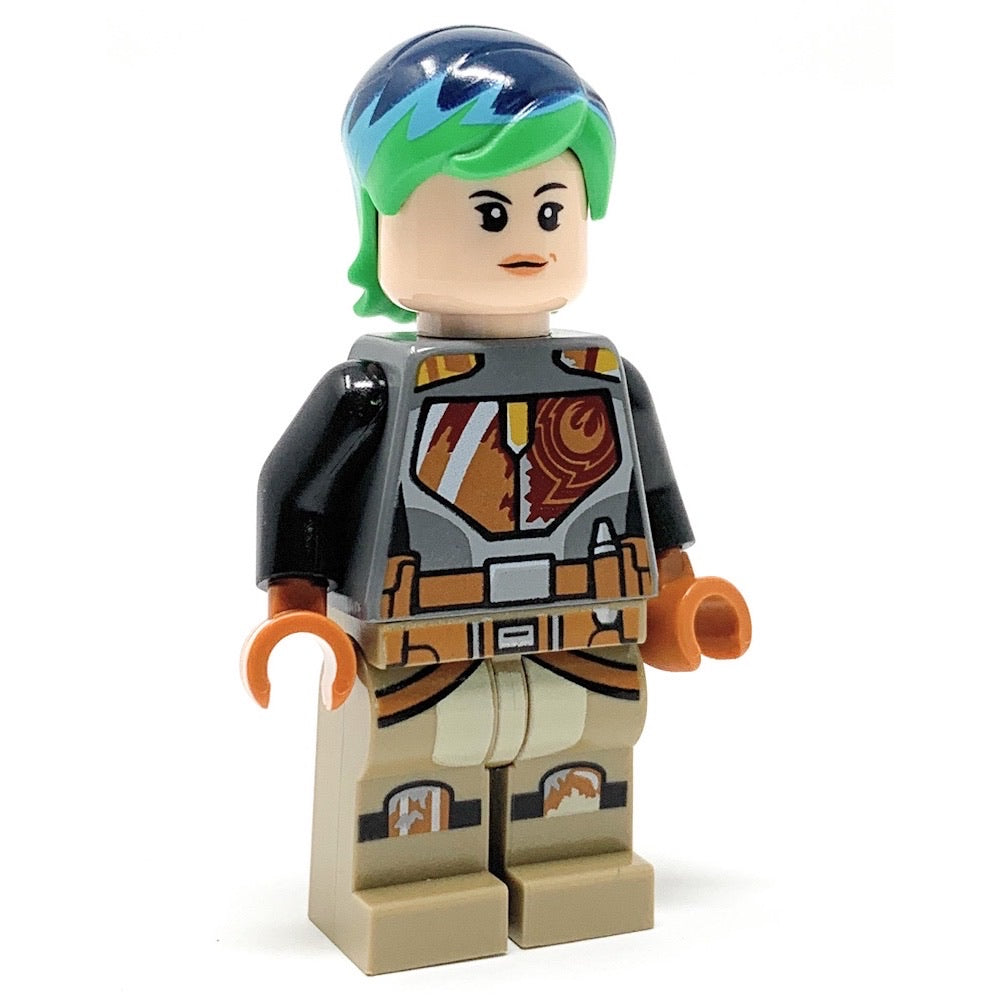 Sabine Wren (Advent, Blue/Green Hair) - LEGO Star Wars Rebels Minifigure (2016)