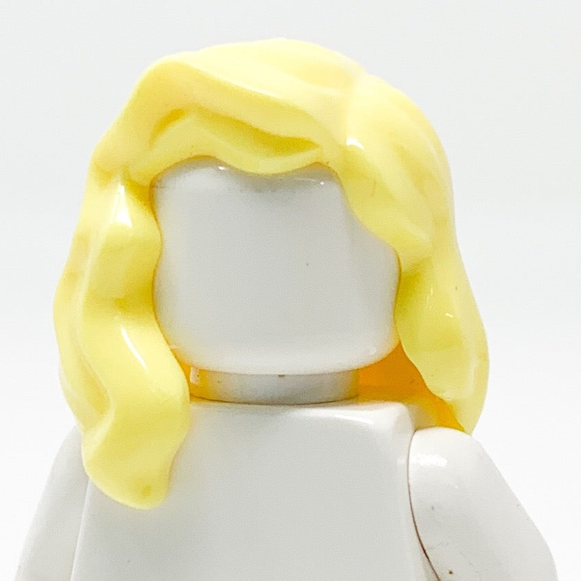 Hairpiece, Female Mid-Length with Part over Right Shoulder - Official LEGO® Part