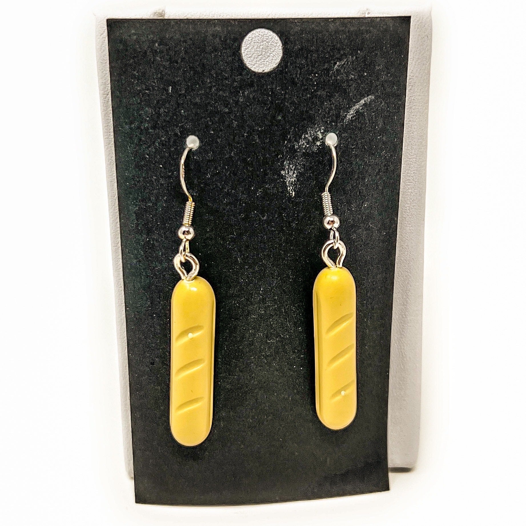 B3 Customs® French Bread Earrings made from LEGO Bricks