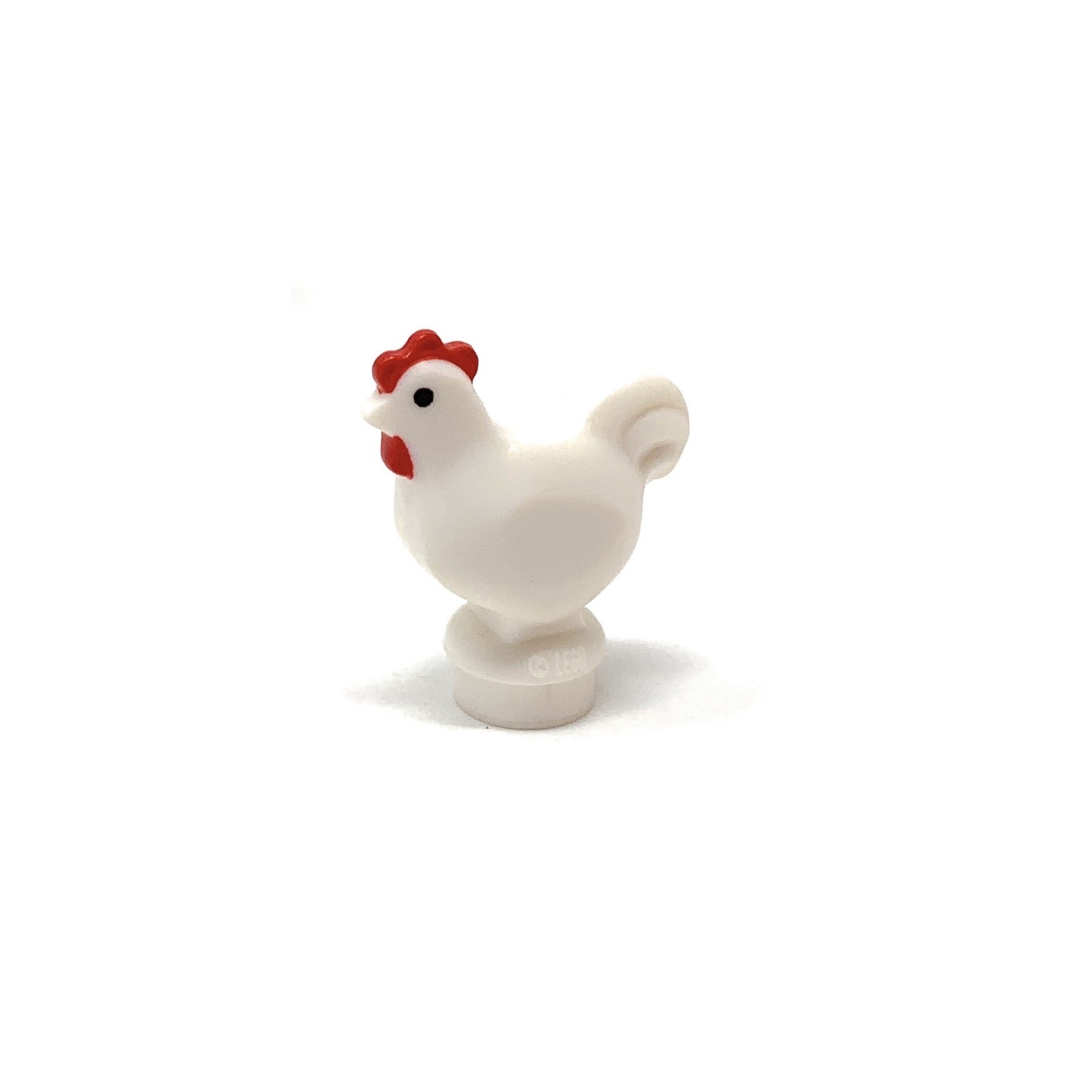 Chicken (Black Eyes) - LEGO City Farm Minifigure