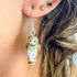 B3 Customs® Tan Owl Earrings made from LEGO Bricks