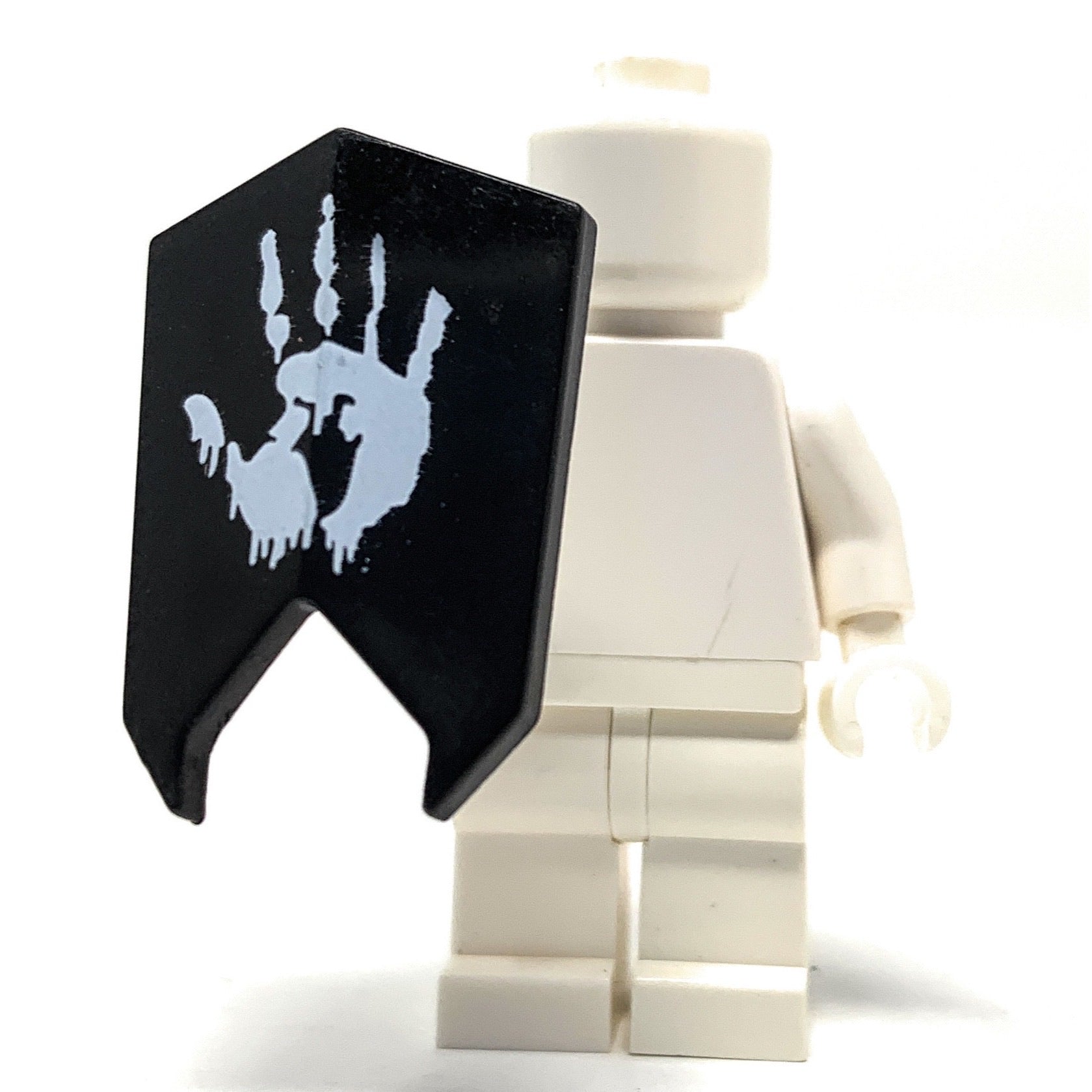 Goblin Shield w/ Handprint - BrickForge Part for LEGO Minifigures
