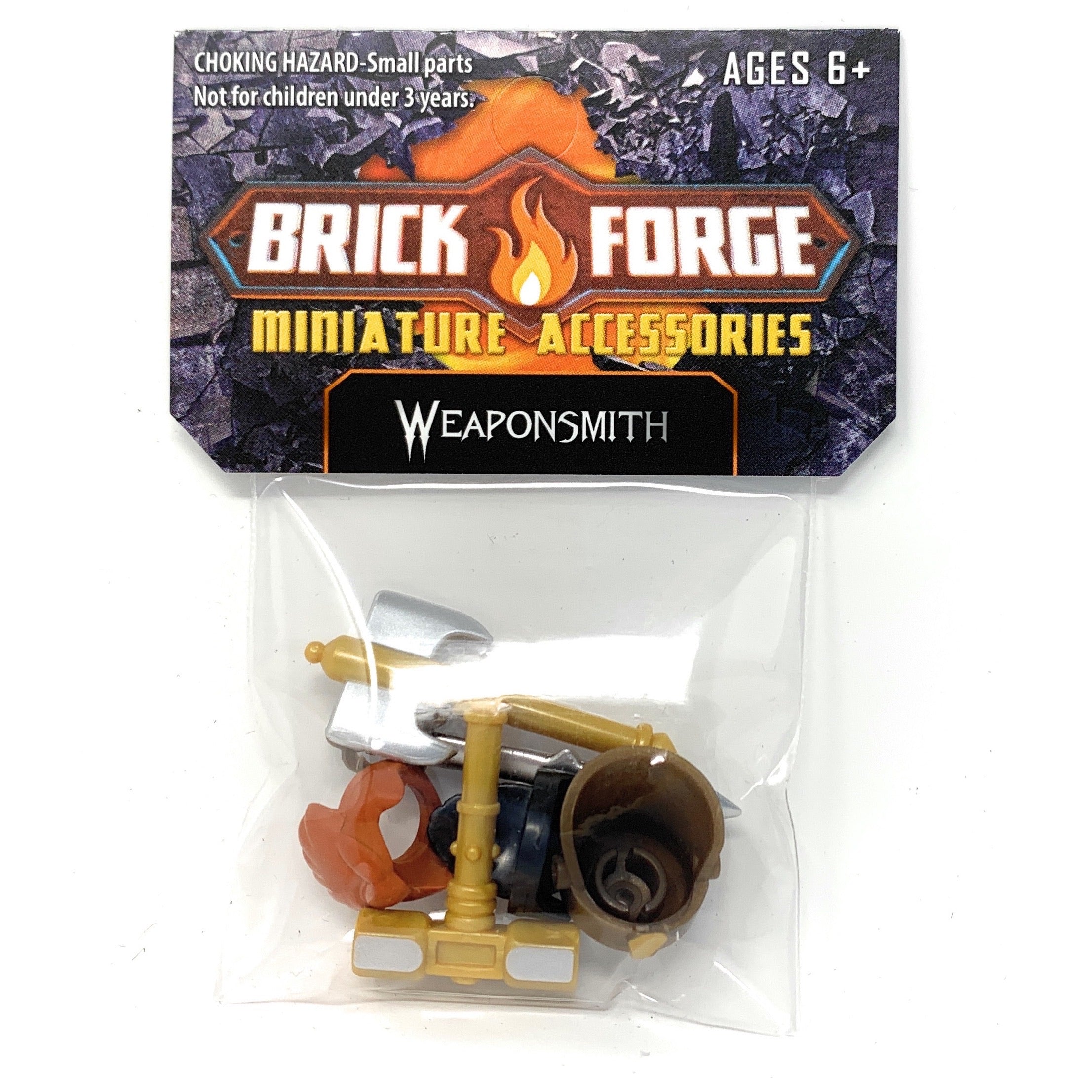 Weaponsmith - Dwarf Warrior Minifig Pack - BrickForge