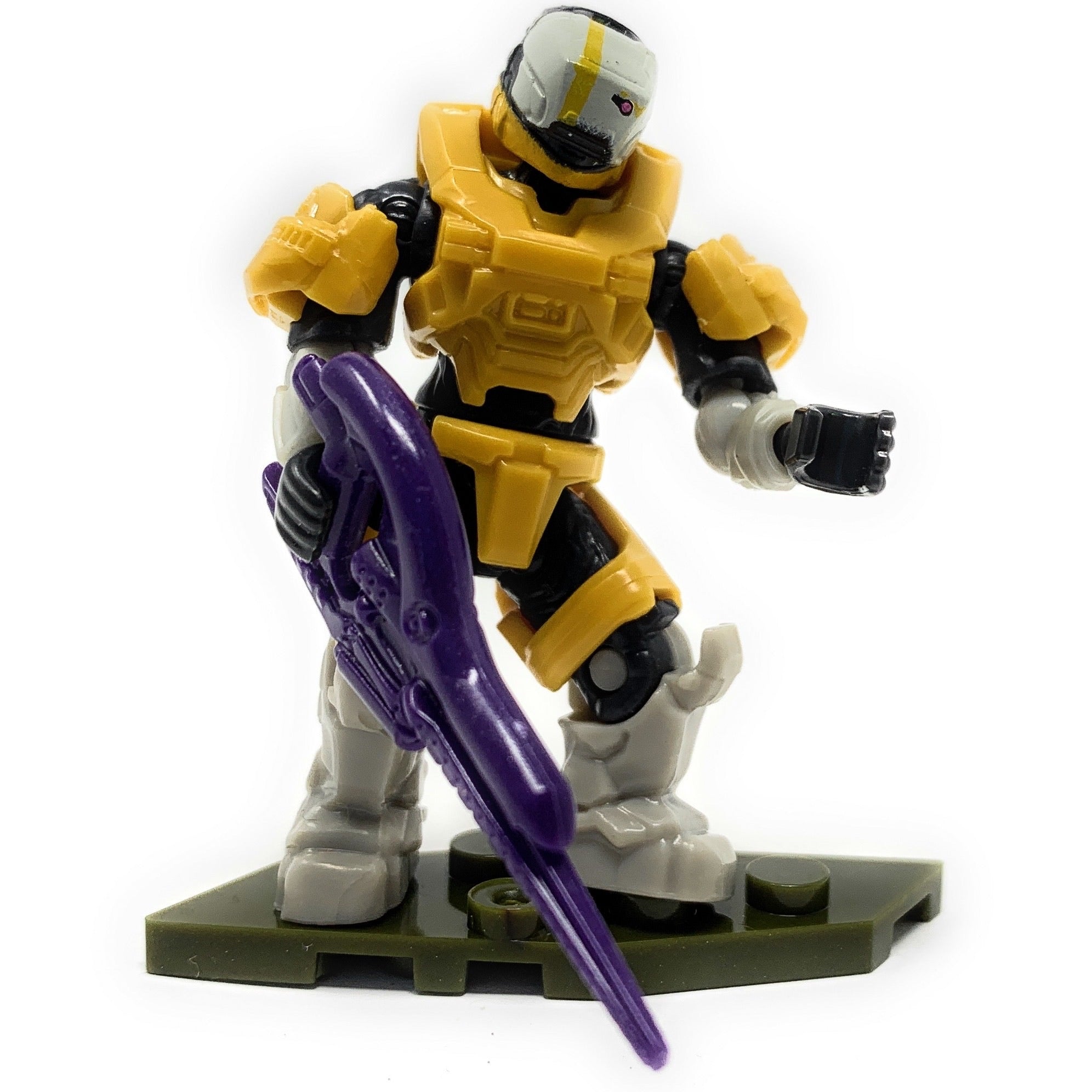 Spartan Gungir (Yellow) - Mega Construx Halo Micro Figure, Infinite Series 1 (2020)