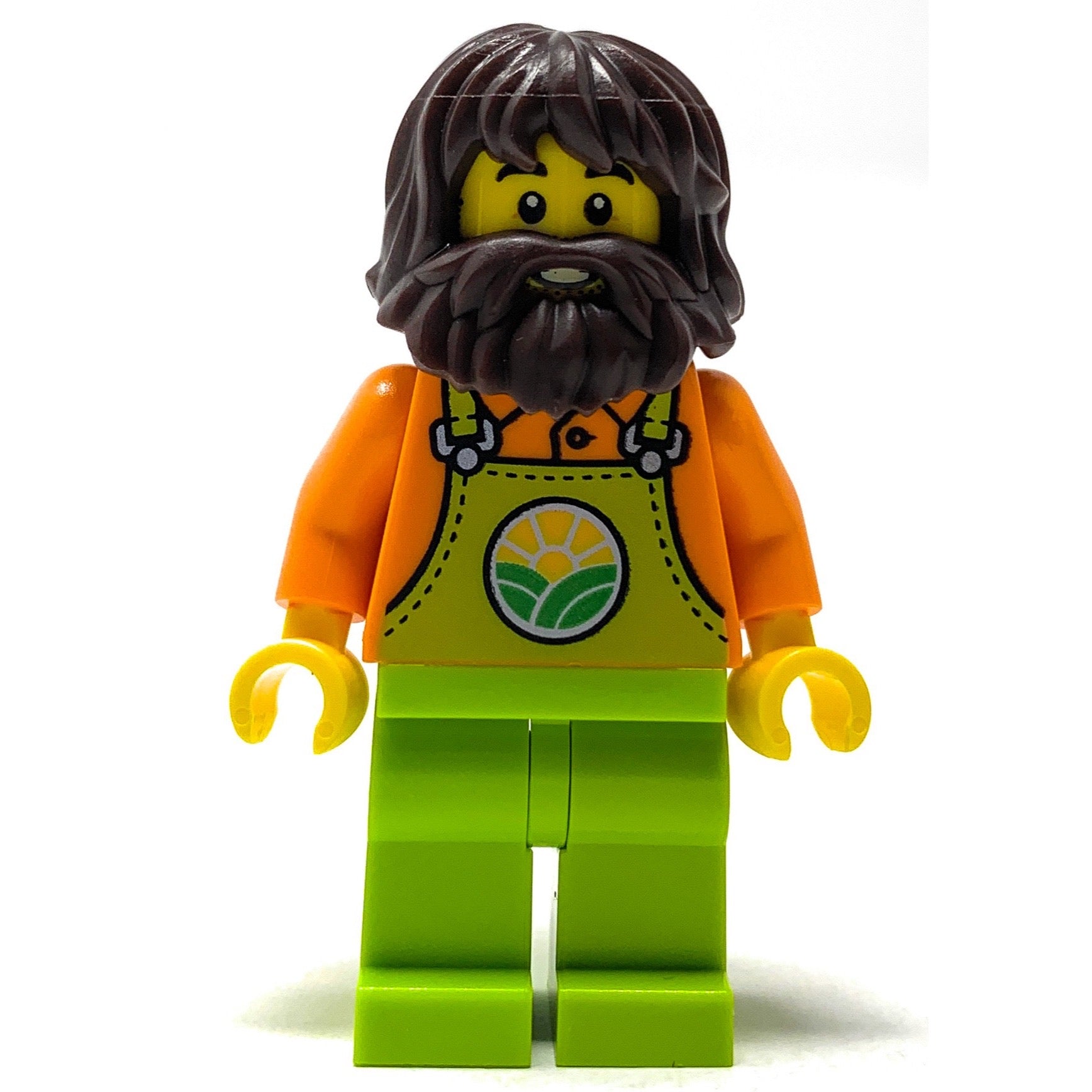 Farmer (Male, Lime Overalls) LEGO City Minifigure (2022)