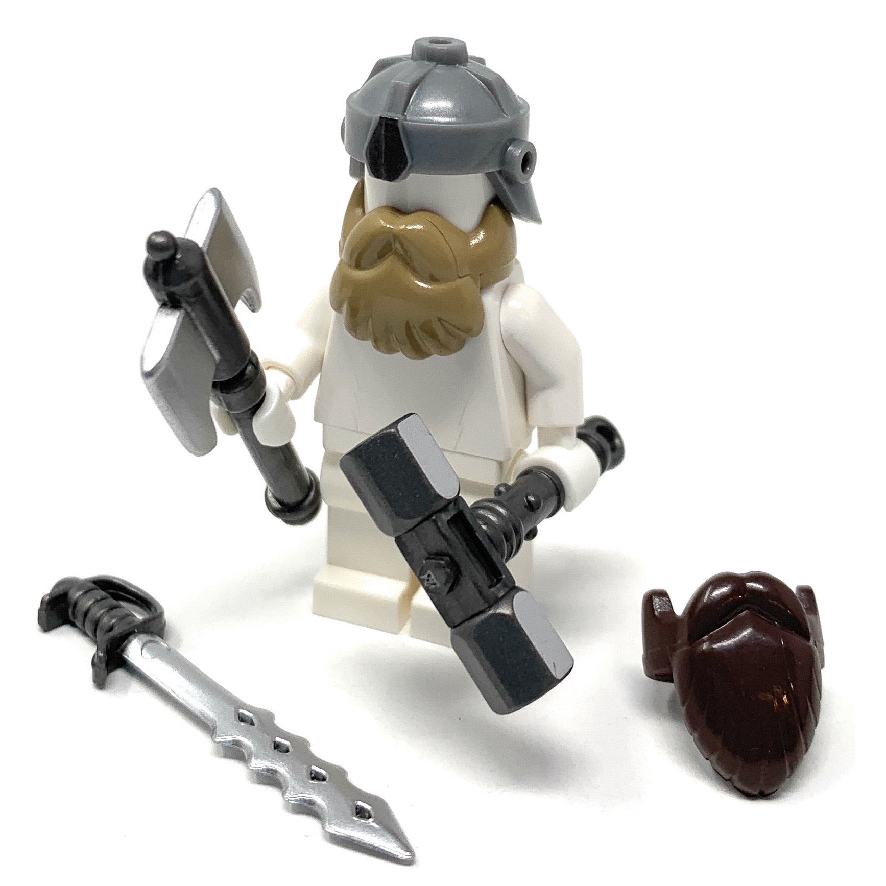Warden - Dwarf Warrior Minifig Pack - BrickForge