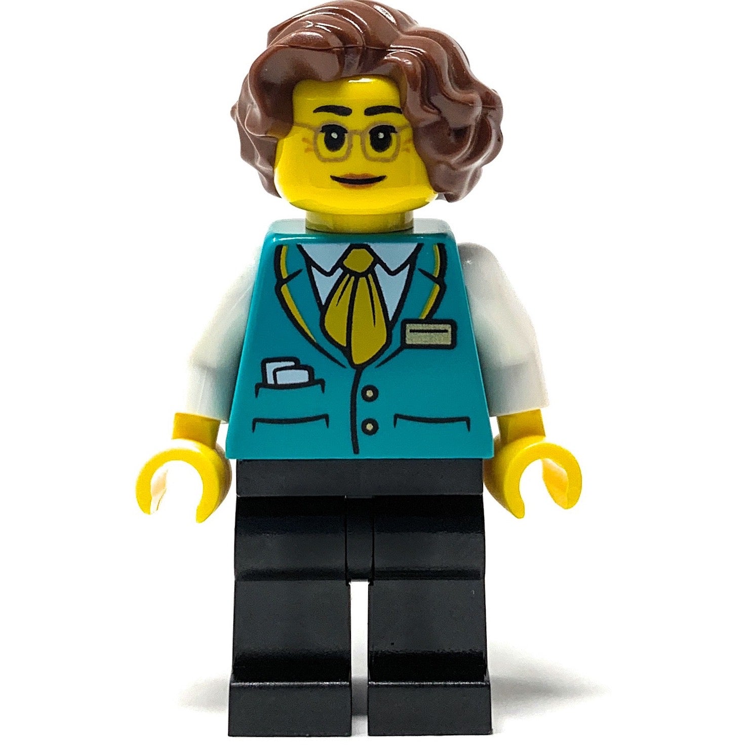 Conductress (Turquoise Vest) LEGO City Minifigure (2022)