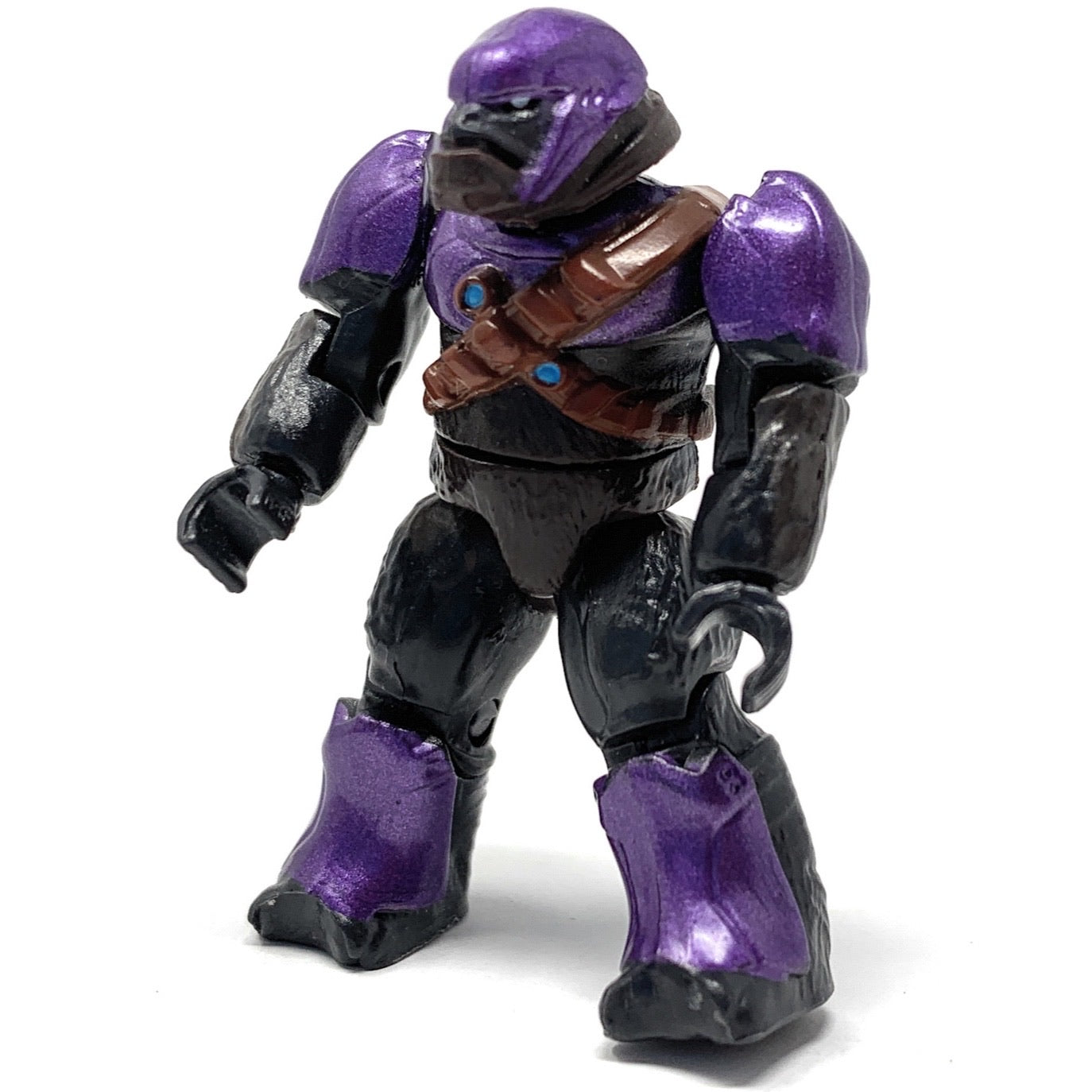 Covenant Brute (Purple Armor) - Mega Construx Halo Micro Figure (2010) [LOOSE]