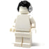 Hairpiece, Tousled Hair (Black) with Silver Headphones - Official LEGO® Part