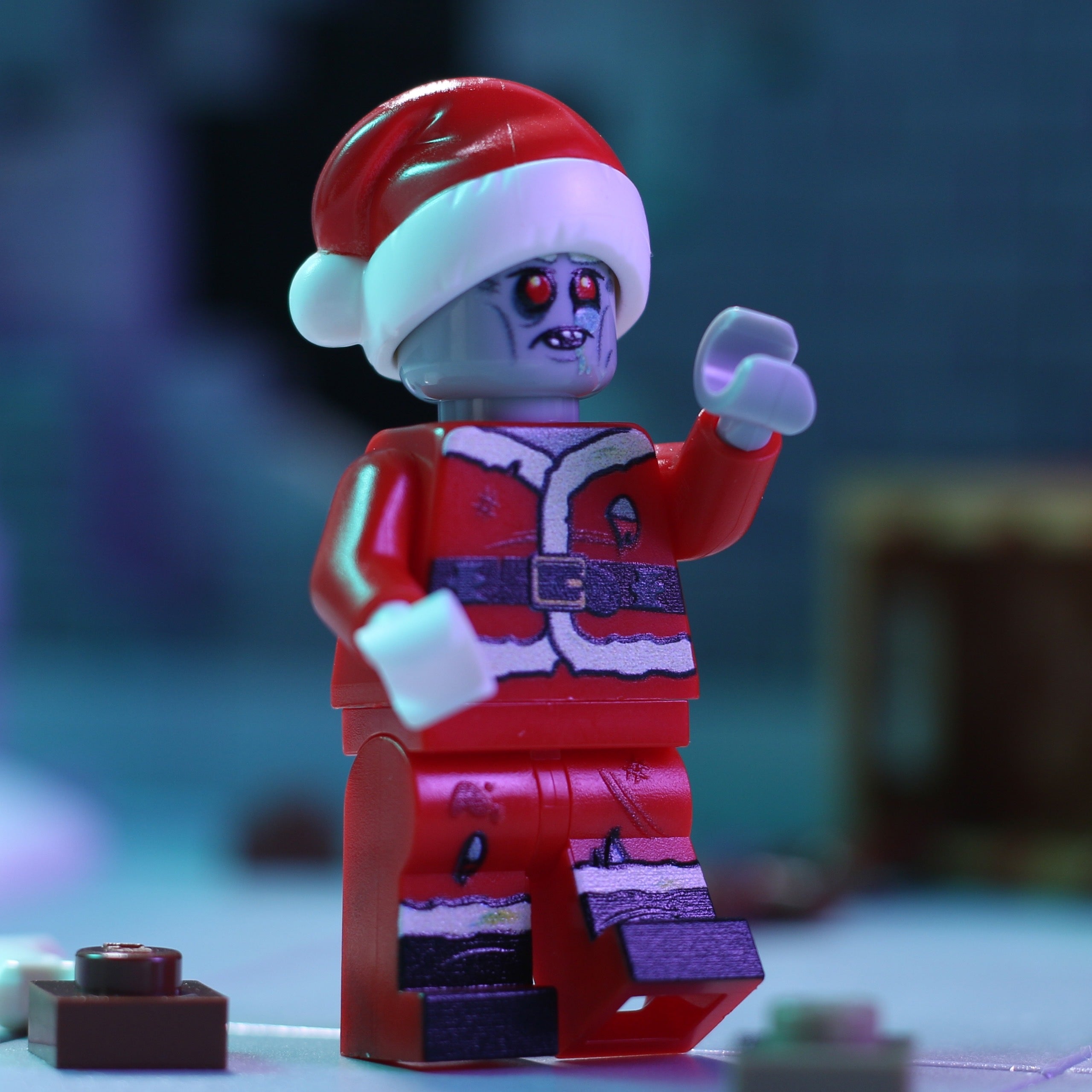 Zombie Santa - Custom Minifig