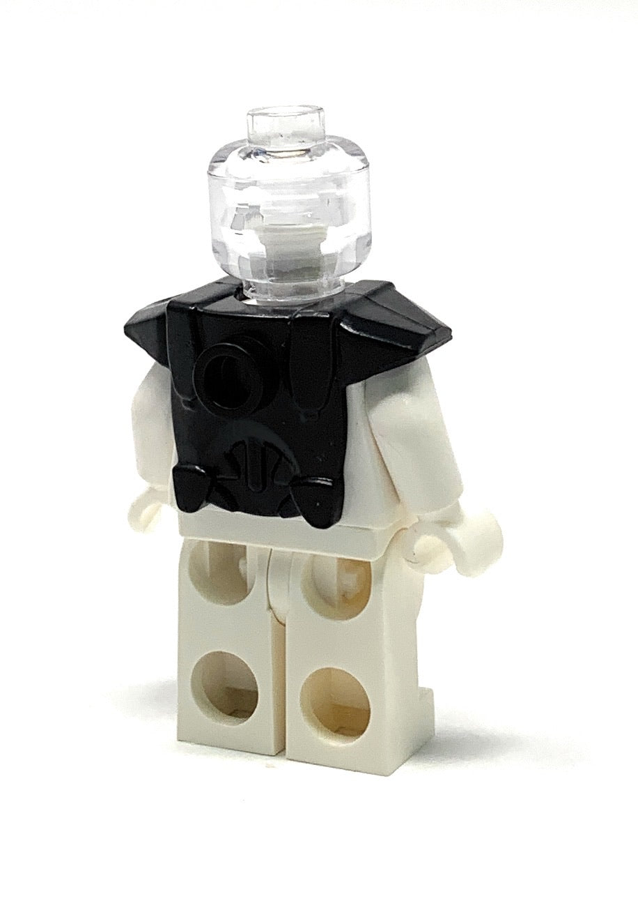 Black Tron Armored Vest - BrickForge Part for LEGO Minifigures