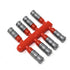Reloaded M40 HEDP Grenade 8-Pack (Silver/Red) - BrickArms