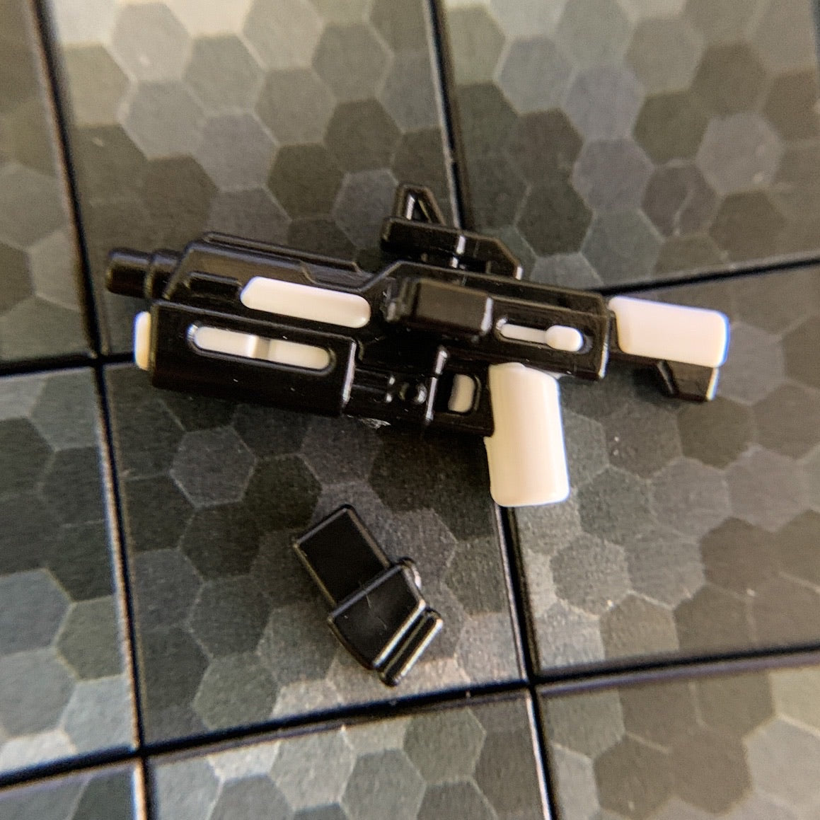 Blaster Rifle, WHITE Trooper Gear - BrickArms