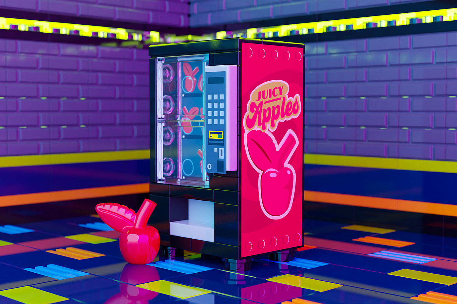 Juicy Apples - B3 Customs Fruit Vending Machine