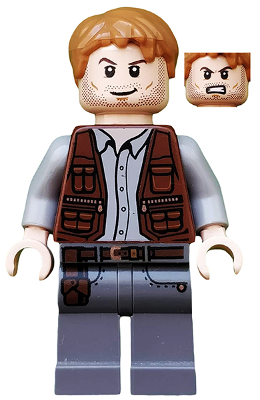 Owen Grady (Leather Vest) - LEGO Jurassic Park / World Minifigure (2015)