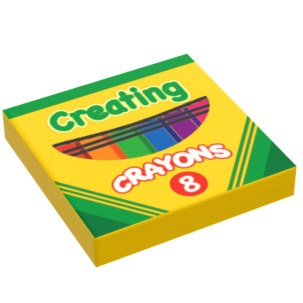 B3 Customs® Creating Crayons Large Box (2x2 Tile)