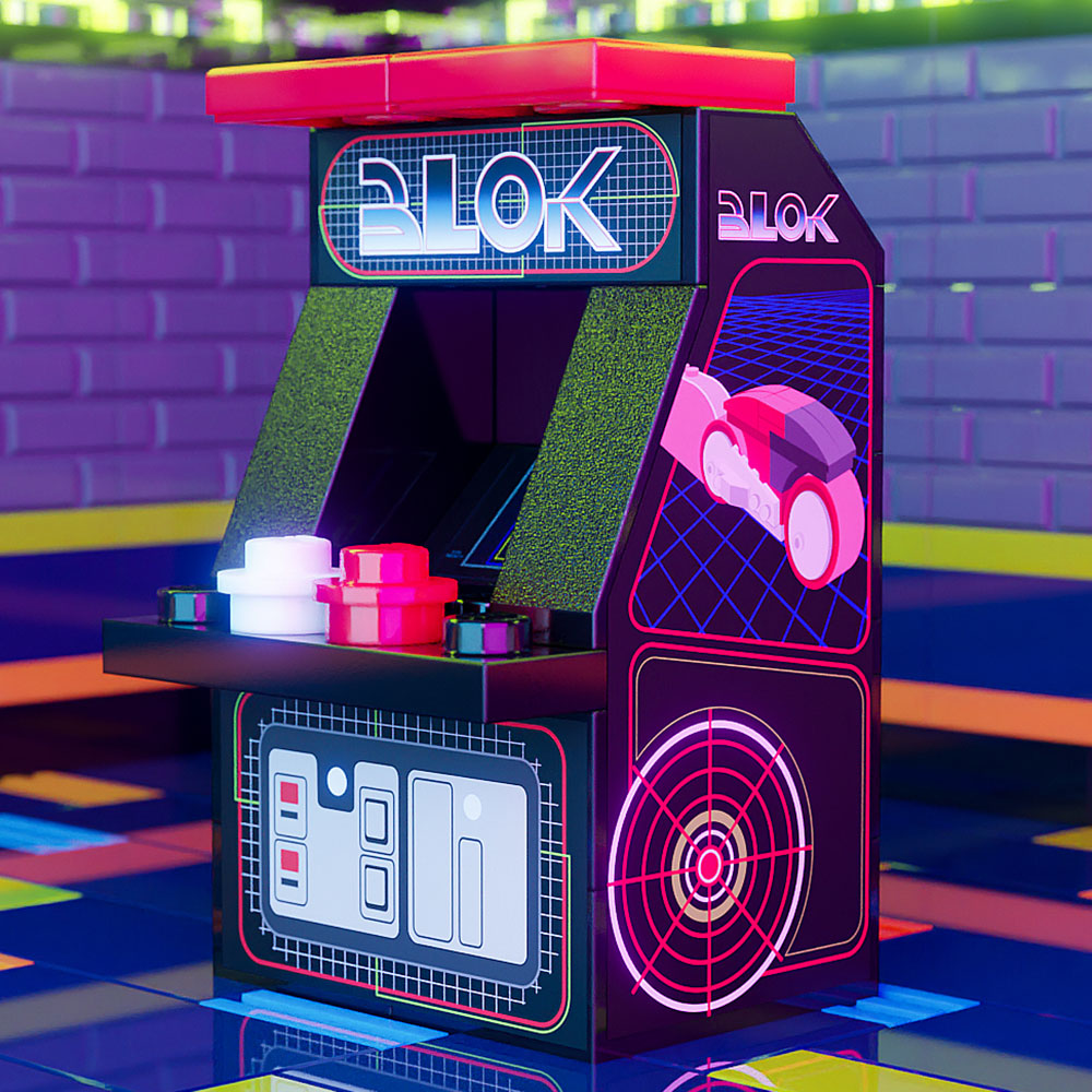 Custom BLOK (1982 Edition) Classic Arcade Machine