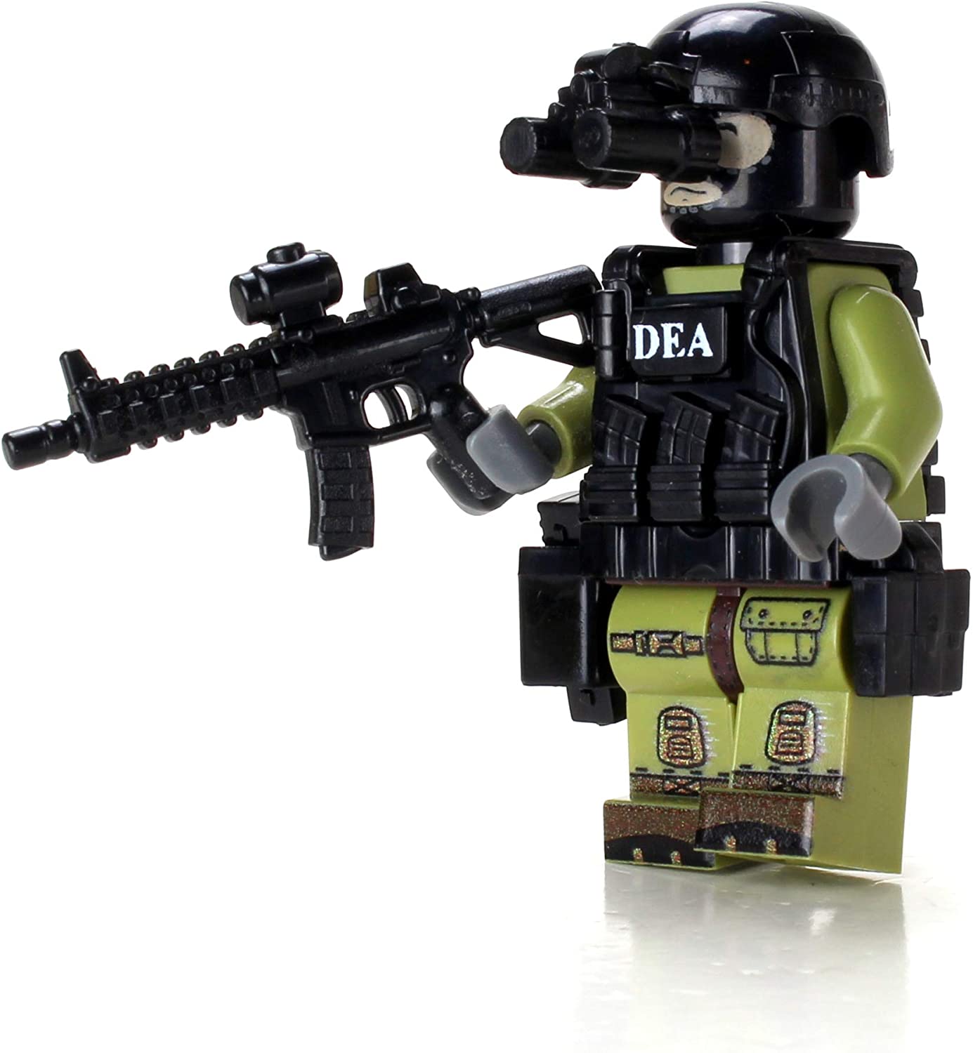 DEA Special Response Team SRT Officer - Custom Military Minifig