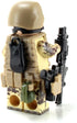 Marine Corps Desert MARPAT Chemical Warfare Soldier - Custom LEGO Military Minifig