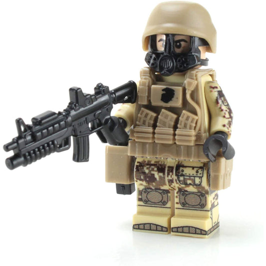 Marine Corps Desert MARPAT Chemical Warfare Soldier - Custom LEGO Mili ...