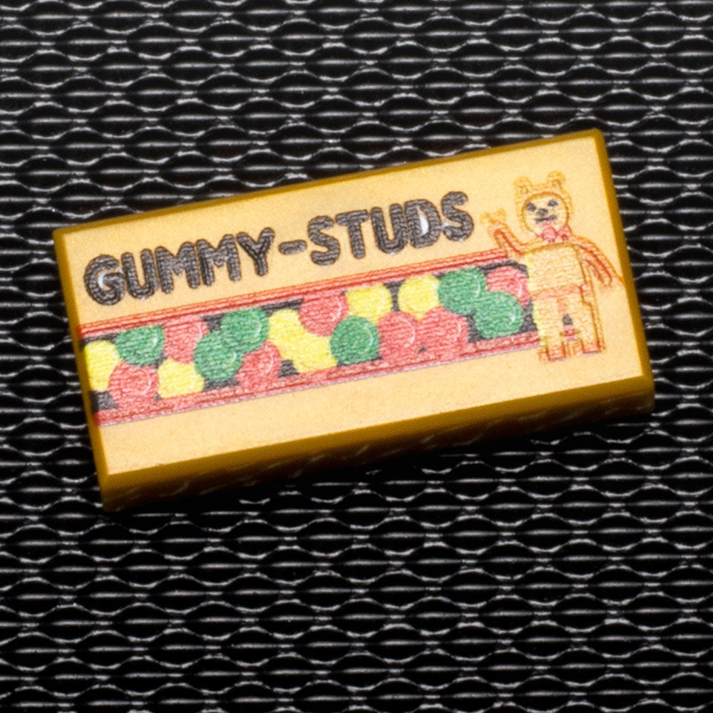 Gummy Studs - B3 Customs® Printed 1x2 Tile