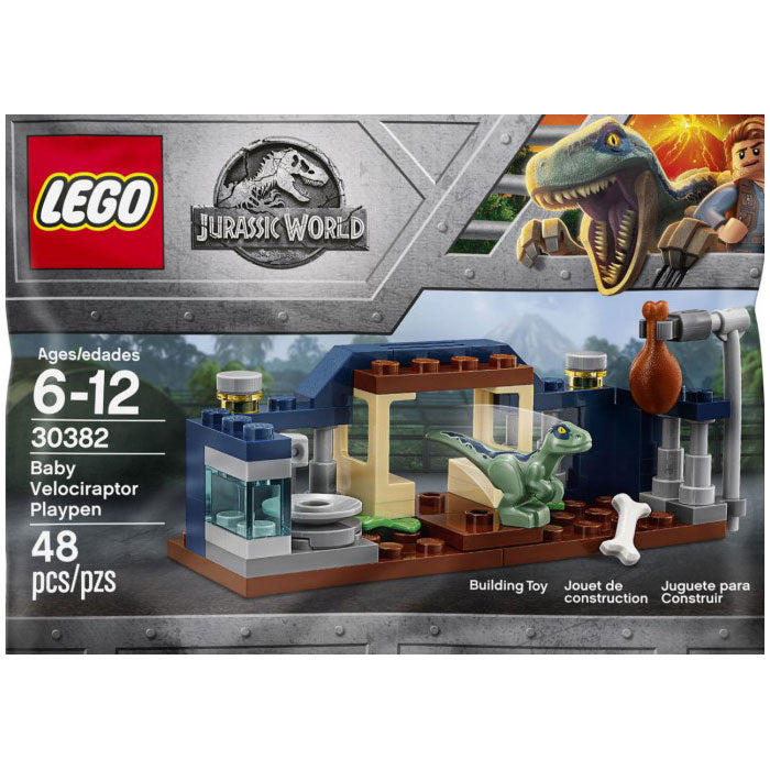 Baby Velociraptor Playpen - LEGO Jurassic World Polybag Set (30382)