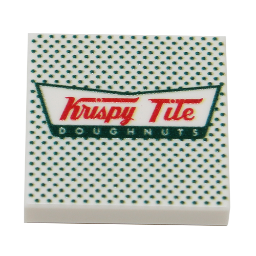 Krispy Tile Doughnuts - Custom Printed 2x2 Tile