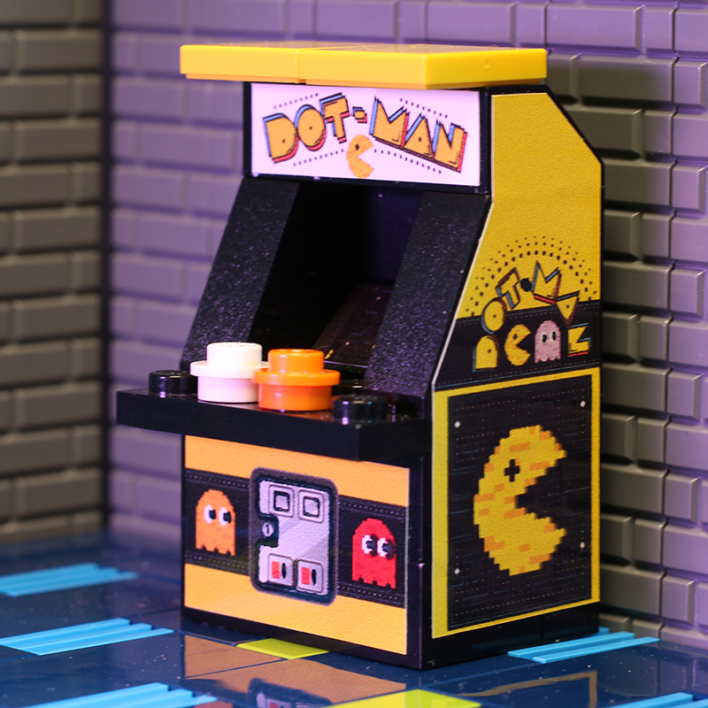Custom LEGO Dot-Man Arcade Machine