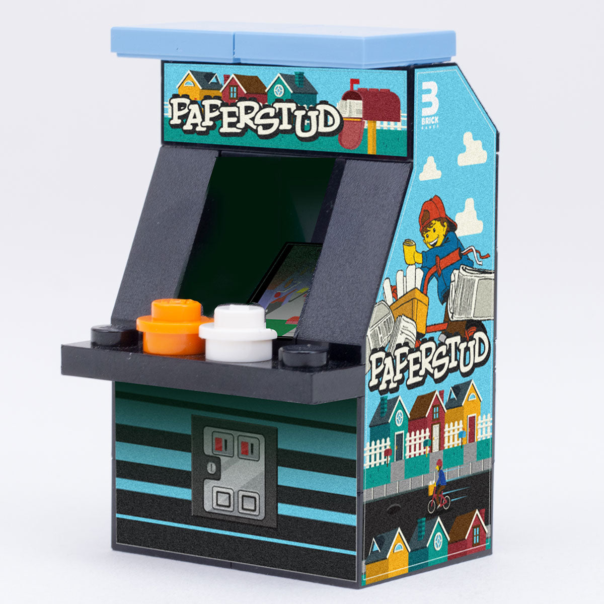 Paper Stud - B3 Customs Arcade Machine made using LEGO parts