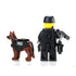 SWAT Police Officer w/ K9 - Custom LEGO Military Minifig