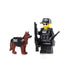 SWAT Police Officer w/ K9 - Custom LEGO Military Minifig