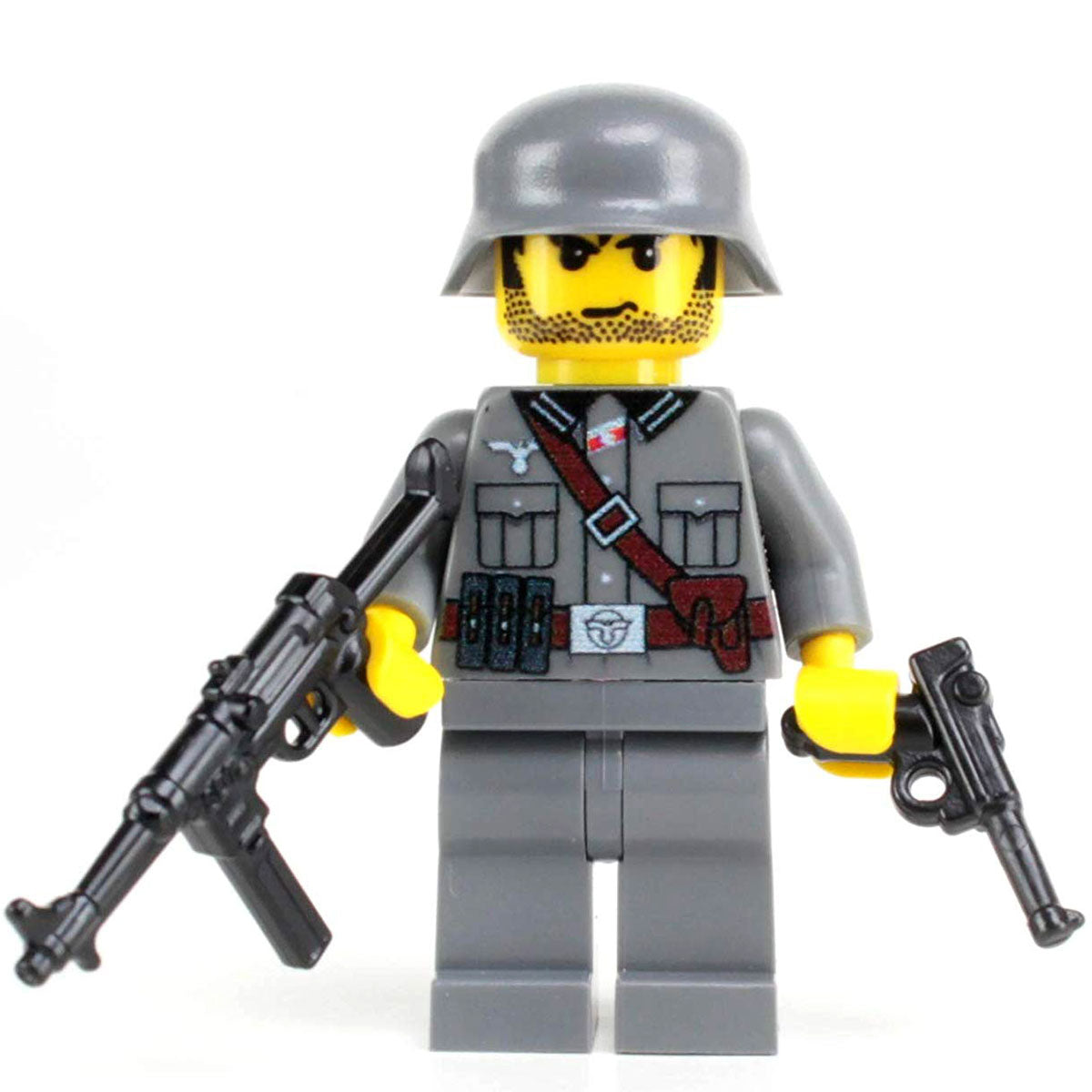 German World War 2 MP40 Soldier - Custom LEGO Military Minifig