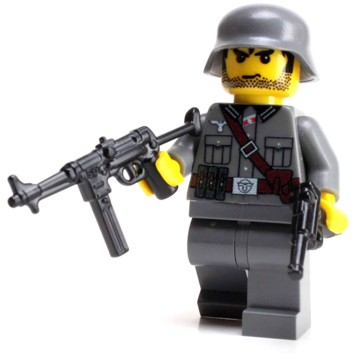 German World War 2 MP40 Soldier - Custom LEGO Military Minifig
