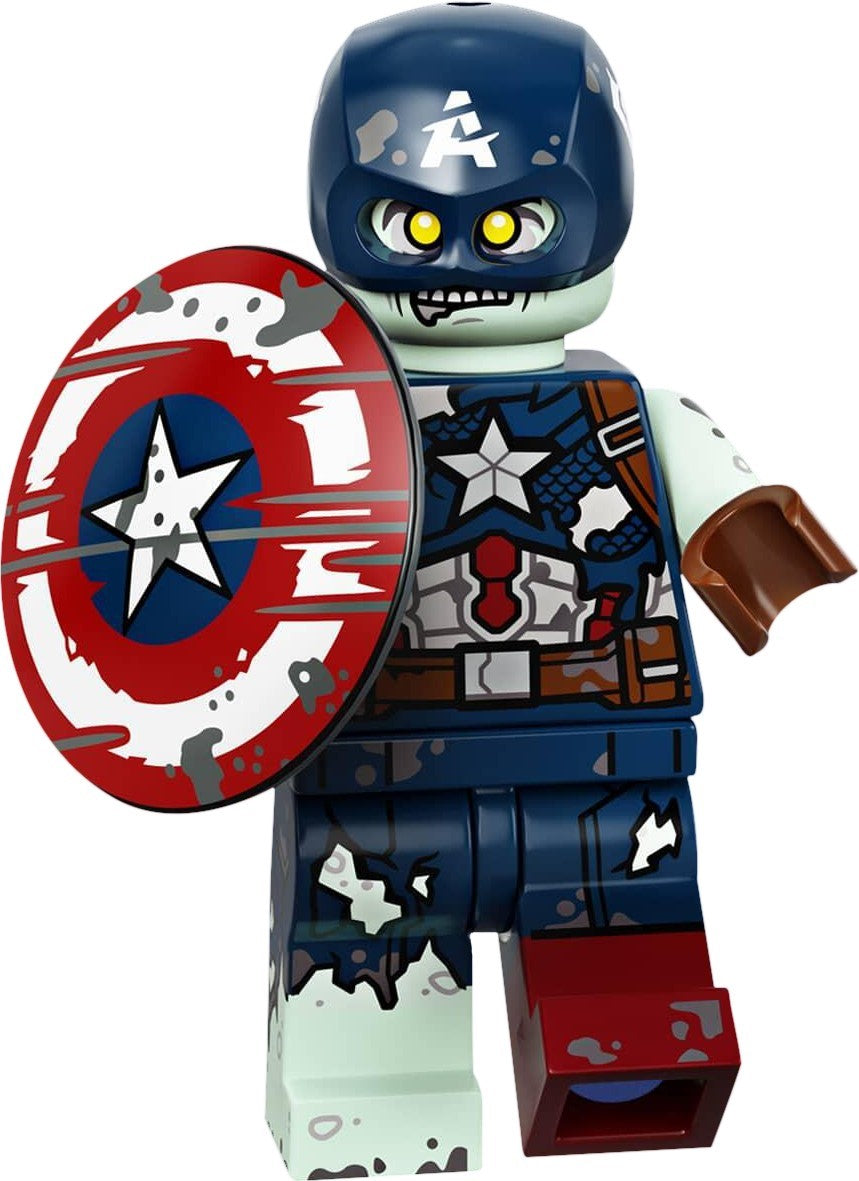 Zombie Captain America - LEGO Marvel Collectible Minifigure (Series 1) (2021)