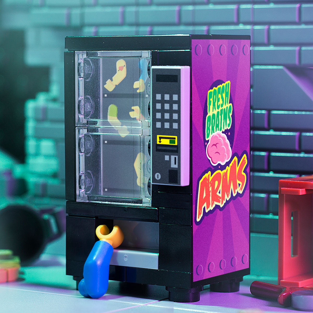 Fresh Brains (Arms Only) - B3 Customs Zombie Vending Machine made using LEGO parts
