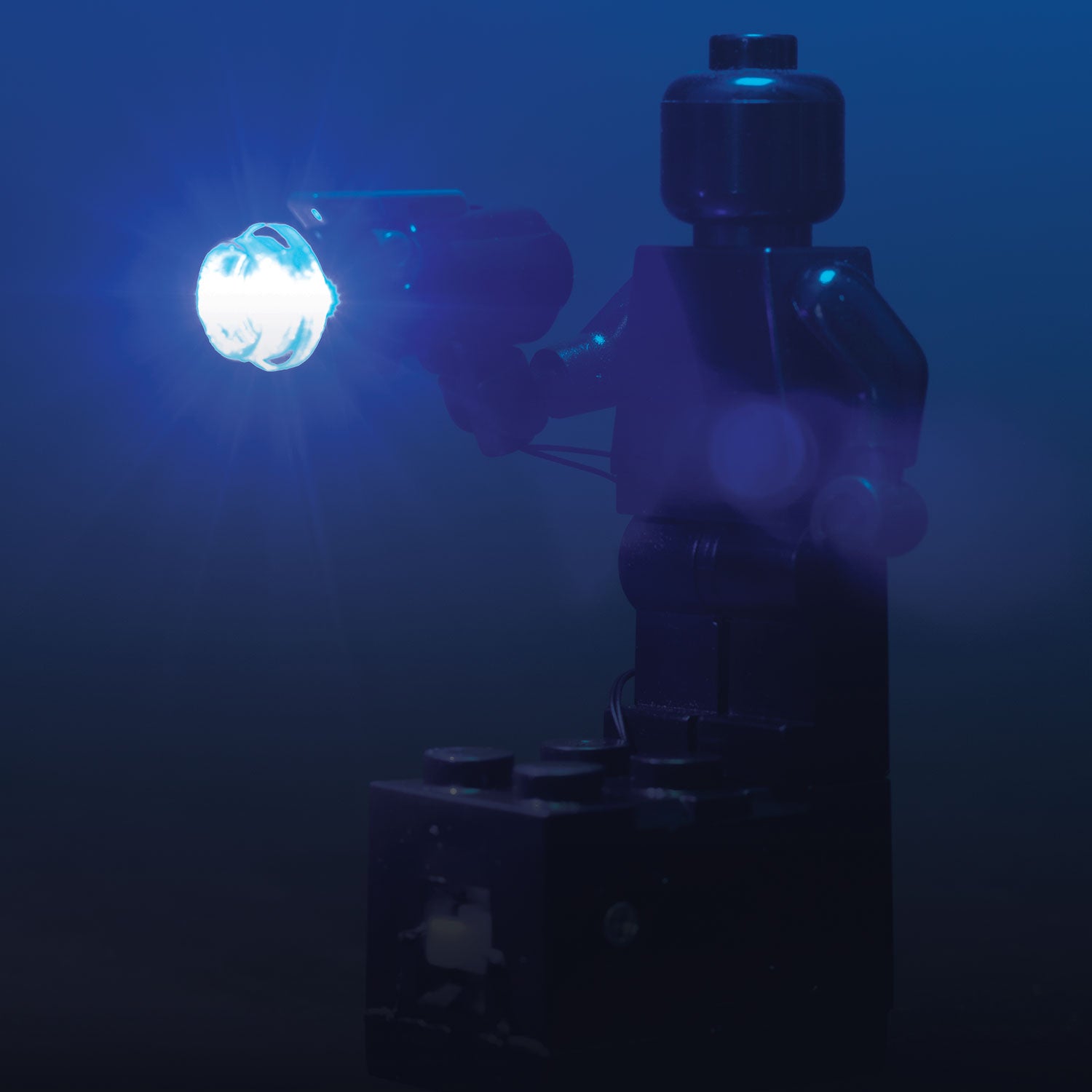 Light-Up Minifigure Blaster (Blue)