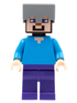 Steve (Iron Helmet) - LEGO Minecraft Minifigure (2015)