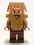 Piglin (Pearl Gold Armor and Brown Legs) - LEGO Minecraft Minifigure (2021)