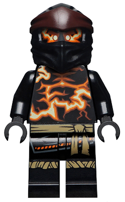 Cole (Spinjitzu Burst, Magic of the Mountain) - LEGO Ninjago Minifigure (2021)