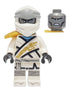 Zane (Legacy, Gold Shoulder Armor) - LEGO Ninjago Minifigure (2021)