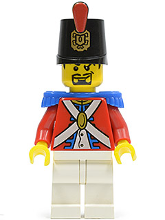 Imperial Soldier II (Goatee, Shako Hat Printed) - LEGO Pirates Minifigure (2009)