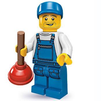 Plumber - Series 9 LEGO Collectible Minifigure (2013)