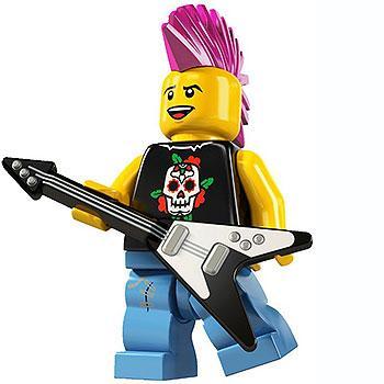 Punk Rocker - Series 4 LEGO Minifigure (2011)