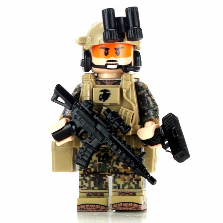 Recon Marine Woodland Camo MARPAT - Custom LEGO Military Minifig – The ...