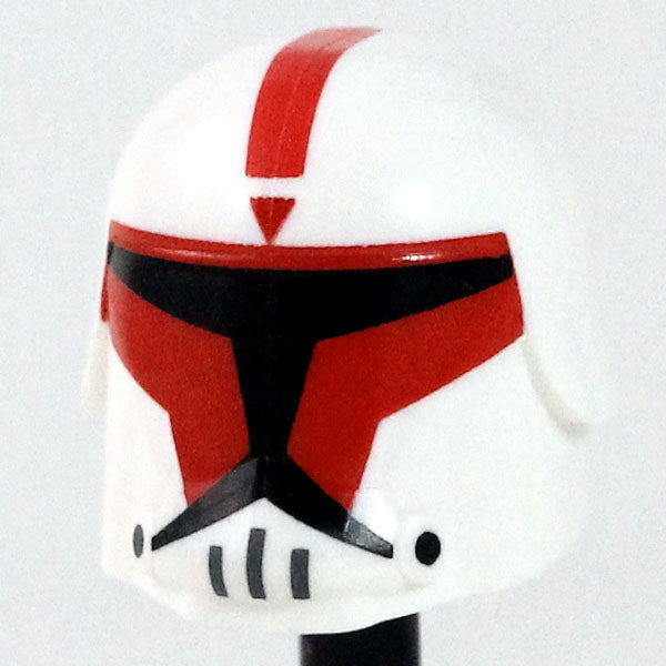 Red ARC Snow Trooper Helmet (CW, Phase 1) - Clone Army Customs